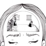 Women brain shown as locked room